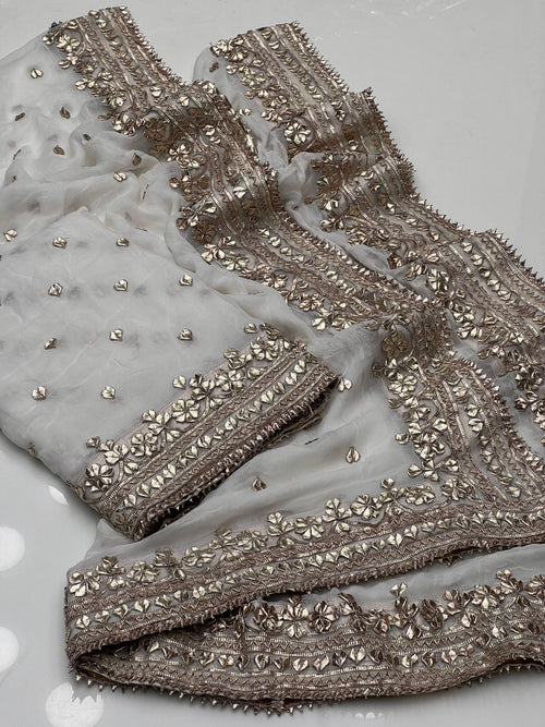 Handmade Lcd Gotta Work On Pure Bamber Shifoon Daman Style